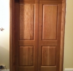 Interior wooden door